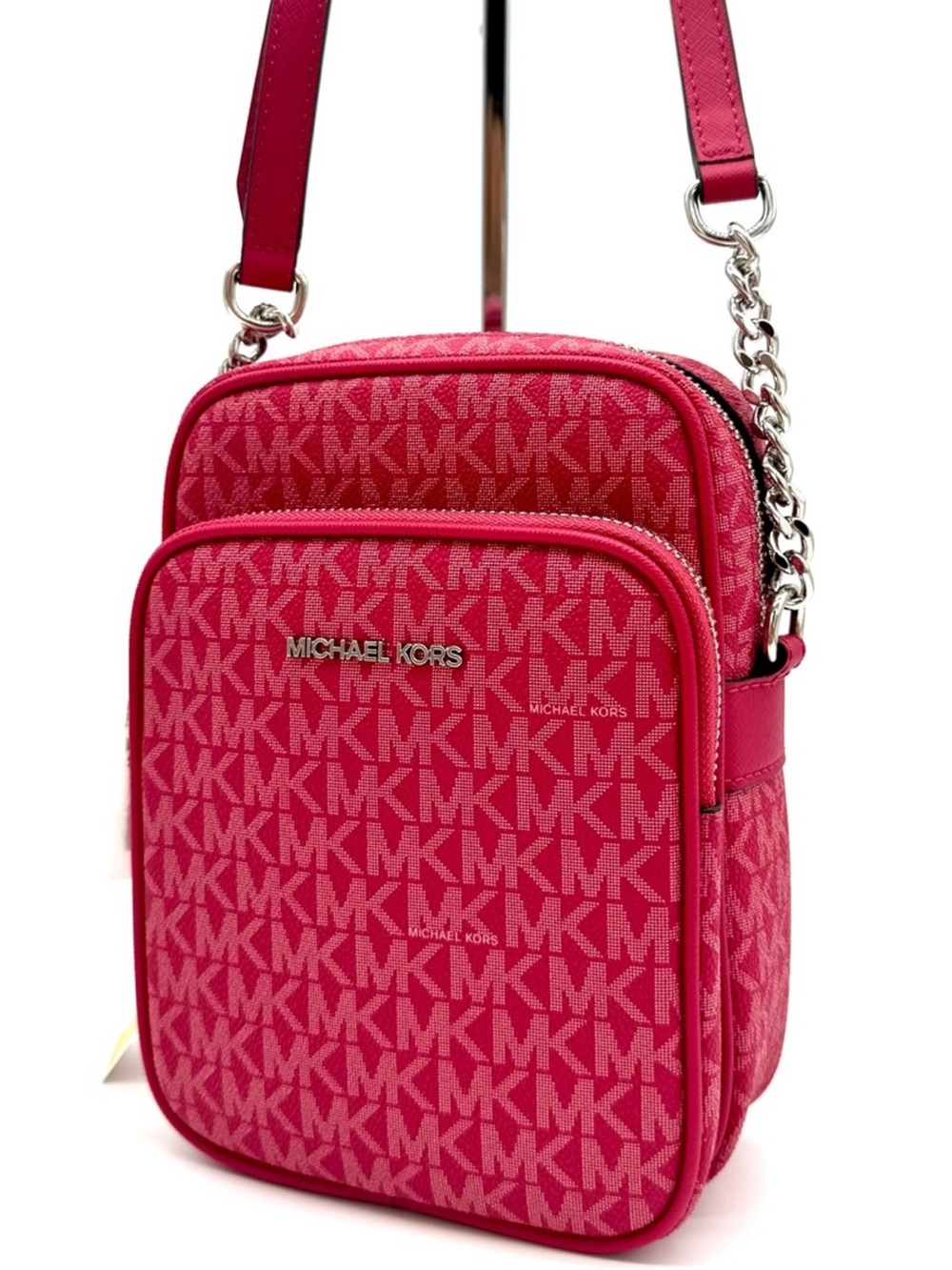 Michael Kors Medium NS Chain Xbody Bag Dark Raspberry